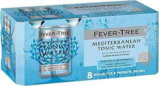 FEVER-TREE | Mediterranean Tonic Water | Mit natürlichen Aromen wie floralen Botanicals | 8 x 15…