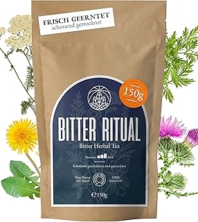 Bittertee stark Monte Nativo (150g) – Kräutertee lose – Löwenzahn, Wermutkraut, Schafgarbe, K…