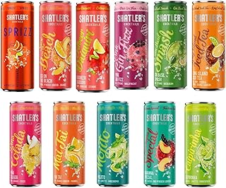 Cocktail Tasting Set – alle verfügbaren Shatlers alkoholischen Cocktails im Probierset 11 Dosen …