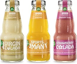 Cocktail Plant 3er Alkoholfrei Probierset – Virgin Colada + Strawberry Colada + Sportsman – Je 0,…