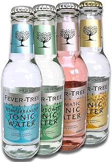 Fever-Tree Set Tonic Water, 1x Mediterranean, 1 x Premium Indian, 1 x Aromatic, 1 x Elderflower (…