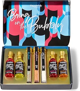 Thoughtfully Cocktails, Geschenkset für Champagner- und Prosecco-Party-Cocktail-Mixer, Aromatisi…