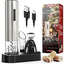 Korkenzieher Elektrisch,Weinflaschenöffner Set, Automatischer Flaschenöffner,Korkenzieher Wein …