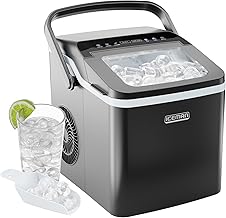 Chefman | Iceman Dual-Size Eiswürfelmaschine – Tragbare Eismaschine, große und kleine Eismaschi…