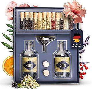 AMARI ® DIY Gin Set – zum Selber machen, Geschenkset inkl. Botanicals – Perfekt für zu Hause od…