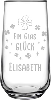 polar-effekt Longdrink Cocktailglas 470 ml mit personalisierter Gravur – Glas für Drinks, Wasser…