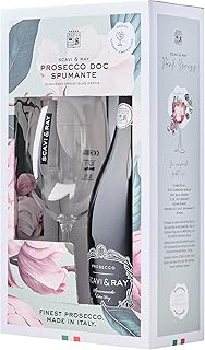 SCAVI & RAY Geschenkset Prosecco Spumante DOC (0,75l) Alk. 11% Vol. | Italienischer Schaumwein in…