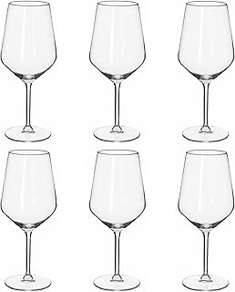 alpina Weingläser Rotwein – Weingläser Set 6 Teilig – Weinglas 53cl – Spülmaschinenfeste Rotwe…