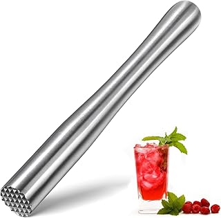 Edelstahl Stößel für Cocktail Stössel,Limettenpresse Barstößel,Barstößel Stampfer,Cocktai…