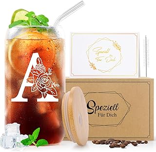 A-Z Buchstaben Personalisierte Geschenke für Frauen Männer Freundin Mama zum Geburtstag Weihnac…