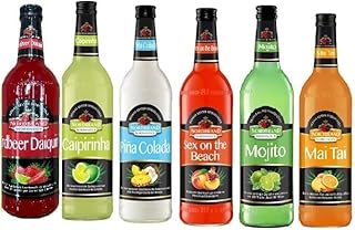 6 Flaschen Nordbrand Cocktail Mix a 0,7 L 15% vol. aus 6 Sorten Mai Tai, Sex on the Beach, Caipir…