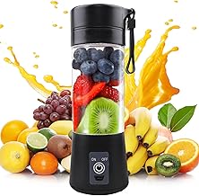 380ml Tragbarer Mixer für Smoothie, Wiederaufladbarer kleiner Mixer für Früchte, Smoothie Make…