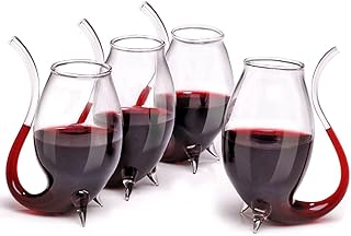 Flow Barware Port-Gläser, 4 x 90 ml Port-Sipper-Gläser, einzigartiges Port-Gläser-Geschenk-Set…