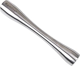 Cocktail Stößel aus Edelstahl Eiszerkleinerer Zitronen Stampfer