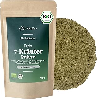 BIO 7-Kräuter-Pulver nach Bertrand Heidelberger mit traditionellen Bitterkräutern – stark bitte…