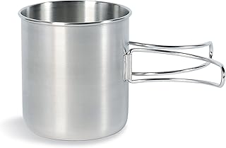 Tatonka Becher Handle Mug (500/600 oder 850 ml) – Tasse aus rostfreiem Edelstahl – Mit Klappgriff…