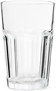 Generisch 6-er Set Gläser POKAL – Glas für Longdrinks Wasser Tee Kaffee Cocktails – bis 120°C …