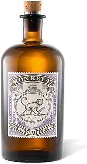 Monkey 47 Schwarzwald Dry Gin – Harmonischer Ultra Premium Gin mit Wacholderaroma & frischen Zi…