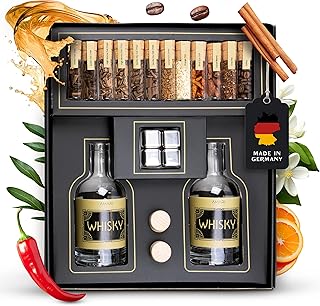 AMARI ® DIY Whisky Set – zum Selber Machen, Geschenkset inkl. Zubehör – Perfekt für zu Hause o…