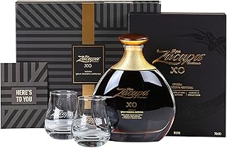 Zacapa Ron XO, Premium Rum, im hochwertigen Geschenkset mit Gläsern & Grußkarte, Exotisch-klass…