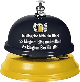 Lustige Bierklingel mit Sprüchen – Festival Gadget & Party Zubehör – Geschenkidee für Män…