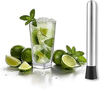 Professioneller Cocktail Stössel -Edelstahl Ice Crusher, Mixer-Stößel Cocktailstößel Zubehö…
