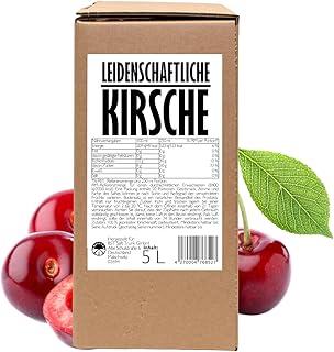 PRESSTER – Sauerkirschsaft Karton 3 Liter – Direktsaft – Saft aus Sauerkirschen 100% – Na…