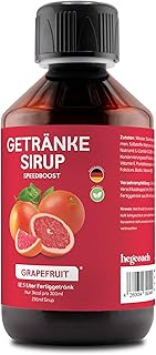 hCGC Immunsystem Sirup – SpeedBoost 2x 250ml, Vegan – Zuckerfreies Getränkekonzentrat für 12,5L…
