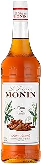 Monin Sirup Zimt (1 x 1,0l) – Aromatischer Zimtgeschmack für Kaffee, Cocktails und Desserts – Vi…