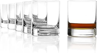 Stölzle Lausitz Whiskygläser D.O.F. New York Bar 6er-Set 420 ml – Hochwertige Tumbler in eleg…