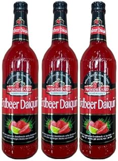 3 Flaschen Nordbrand Erdbeer Daiquiri a 0,7 L 15% vol. inkl. Space Keks gratis a 45g von Onlinesh…
