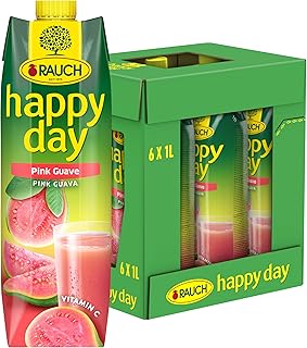 Rauch Happy Day Pink Guave |exotisch und erfrischend | tropisch-fruchtiger Geschmack | egal ob pu…