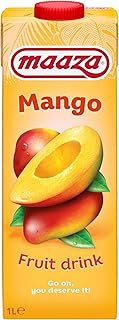 Maaza Mango Fruit Drink, Mango Fruchtsaft zum Genießen, 6x1l