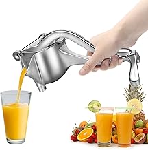 Aluminium Fruchtsaftpresse, Zitruspresse Manuell für Maximale Saftproduktion und Genuss, Obstpre…