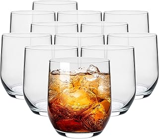 KONZEPT Tumbler Gläser Set 12-teilig (300 ml) – kristallklar & bruchfest, spülmaschinenfest -…