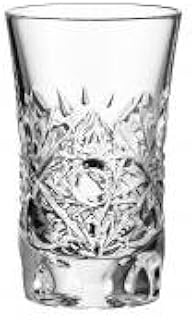 ARNSTADT KRISTALL Shotglas Schnapsglas Stamper Santra (8 cm) – Mundgeblasen · von Hand geschliff…