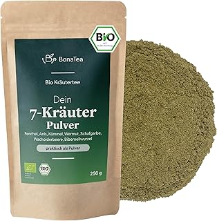 BIO 7-Kräuter-Pulver nach Bertrand Heidelberger mit traditionellen Bitterkräutern – stark bitte…
