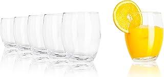 alpina Trinkgläser – Wassergläser Set 6 Stück – 350 ml – Spülmaschinenfest