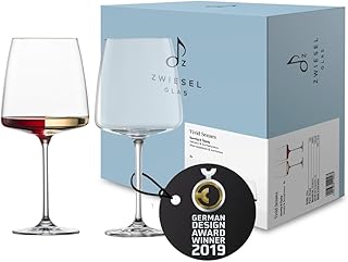 Zwiesel Glas Weinglas samtig & üppig Vivid Senses (2-er Set), filigrane Weingläser, spülmaschi…