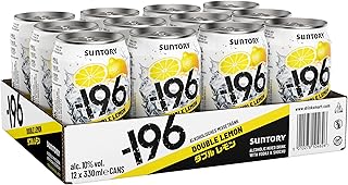 -196 Double Lemon | Alkoholisches Mixgetränk mit Vodka und Shochu | fertig gemixt in der Dose | …