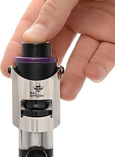 Bar Amigos® Champagne Pressure Stopper Purple Lila – Sektflaschenverschluss Sekt und Champagne…
