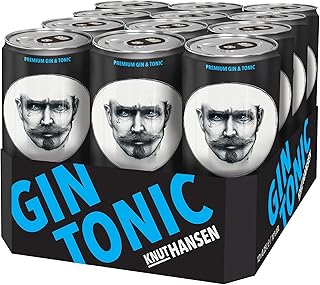 KNUT HANSEN GIN TONIC | Erfrischend und trinkfertig für unterwegs | Hergestellt aus KNUT HANSEN …