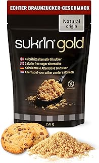 SUKRIN Gold natürliche Alternative zu Brauner Zucker und Rohrzucker, kalorienfreier Zuckerersatz…