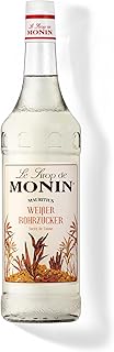 Monin Sirup Weißer Rohrzucker (1 x 1,0l) – zum Mixen von Cocktails und Limonaden – natürlicher …