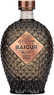 Saigon Baigur Premium Dry Gin (70cl, 43% Vol) Einzigartige Mischung aus 12 Vietnamesischen Botani…