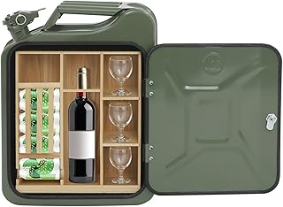 Kanister Mini Bar mit Gravur – Metall Mobile Bar – Geburtstagsgeschenk für Männer personalisier…