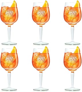 Aperol Spritz Gläser 450 ml – 6 Stück