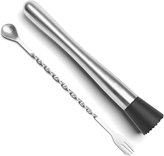 professioneller Getränkemixer,Mixer-Stößel aus Edelstahl,Rührlöffel,Mixer-Toolkit zum Debugg…