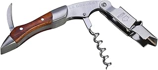 Le Creuset, Kellnermesser, Entfernung von Weinkorken, Holz/Edelstahl, Silber, WT110W, 59814012205274
