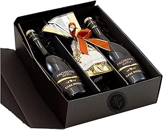 Geschenkset Prosecco mit Schokoladentrüffeln in schöner Präsentverpackung